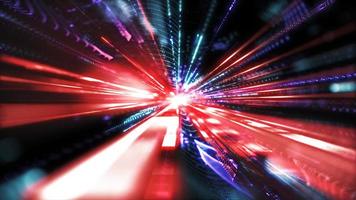 Hi-tech digital cyberspace movement, Digital data network connections, Future technology digital abstract background concept photo