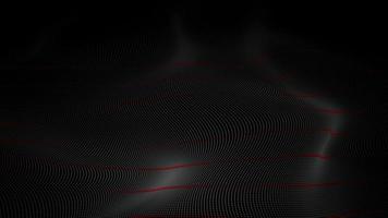 Digital particles wave flow on black background, Digital cyberspace abstract background photo