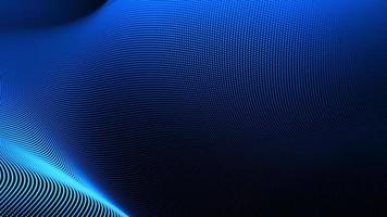 Blue digital particles wave flow, Digital cyberspace abstract background photo