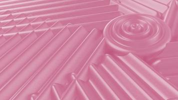 Abstract pink conceptual background 4k 3d rendering illustration photo