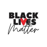 Black lives matter, Anti-racism motivation typography