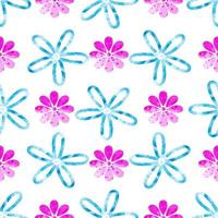 Colorful Floral Seamless Background Pattern photo