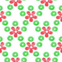 Colorful Floral Seamless Background Pattern photo