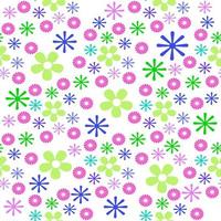 Colorful Floral Seamless Background Pattern photo