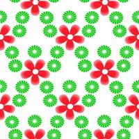 Colorful Floral Seamless Background Pattern photo