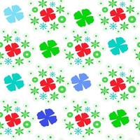 Colorful Floral Seamless Background Pattern photo