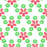 Colorful Floral Seamless Background Pattern photo