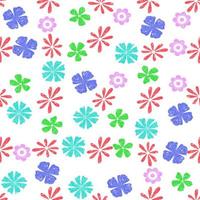 Colorful Floral Seamless Background Pattern photo