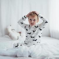 Child in pajama photo