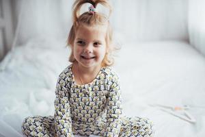 Child in pajama photo