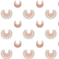 Vector pattern with abstractions in boho style. Cute pattern with spots. decoration in boho style.