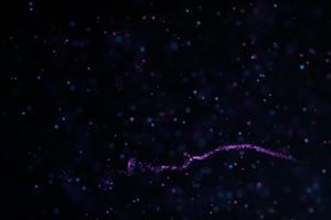 Abstract background fluiding particle with greenish color photo