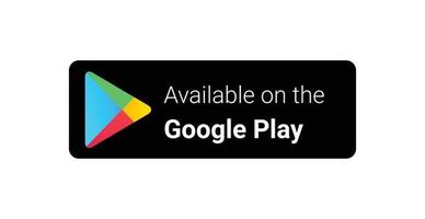 Google play and download playstore vector