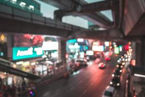 Blur background at siam. photo