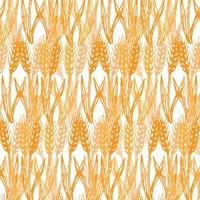 Oat pattern vector. oat symbol. rice pattern. wallpaper. free space for text. copy space. vector