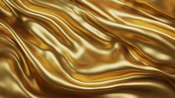 Gold luxury fabric background 3d render photo