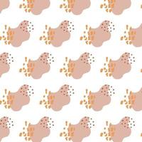 Vector pattern with abstractions in boho style. Cute pattern with spots. decoration in boho style.