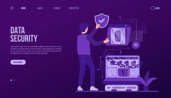Data Security Landing Page Template