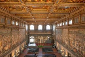 Florens Italy 2020 Interior of the Palazzo Vecchio in Florence photo