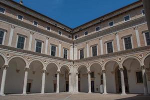 Urbino Italy 2018  Cloister Ducal Palace Urbino photo