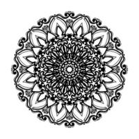 Hand drawn mandala. decoration in ethnic oriental  doodle ornament. vector