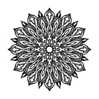 Hand drawn mandala. decoration in ethnic oriental  doodle ornament. vector