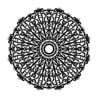 Hand drawn mandala. decoration in ethnic oriental  doodle ornament. vector