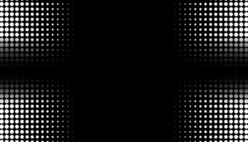 Retro halftone gradient from dots. Monochrome white and black halftone background with circles. Vector illustration