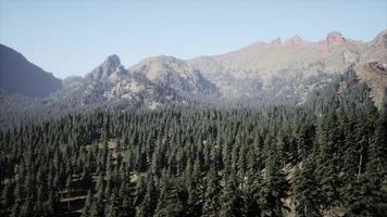 Amazing mountain views in northern Canada in summer time photo