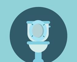 toilet bowl. cartoon vector style for youe design.