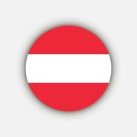 Country Austria. Austria flag. Vector illustration.