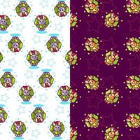 Bunny Cartoon Seamless Pattern vector