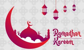 ramadan kareem elegant and luxurious modern background vector