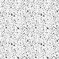 Seamless abstract monochrome pattern. Black and white print with lines, dots and blots. Brush strokes are hand drawn. vector