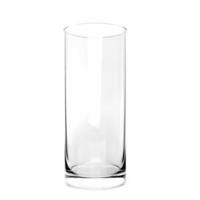 cerveza clara vacía o vaso de agua. aislado en blanco representación background.3d. foto