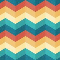 Colourful retro chevron pattern background design vector