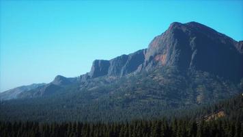 Amazing mountain views in northern Canada in summer time photo