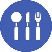 Cutlery Glyph Icon vector