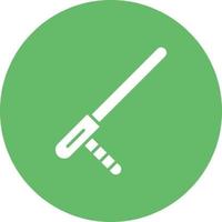 Baton Glyph Icon vector