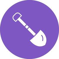 Shovel Glyph Icon vector