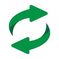 replace icon vector double reverse arrow exchange linear sign for graphic design, logo, web site, social media, mobile app, ui illustration.