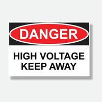 Danger high voltage keep away sign icon vector No access, no entry, prohibition sign vector icon for graphic design, logo, website, social media, mobile app, UI illustration