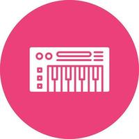 Piano Glyph Icon vector