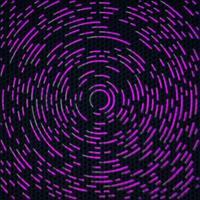 Purple abstract background with rotating lines in motion vector