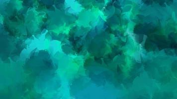 Watercolor abstract background texture in turquoise blue and light green brush strokes vector