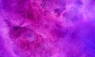 Aerosol clouds, space haze or cosmic rays, pink, pastel blue, space sky with many stars. Travel in the universe. 3D Rendering photo