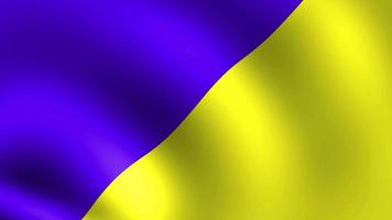 Animation yellow and blue flag of Ukraine and text pray for Ukraine. National symbol of the state of Ukraine 4k
