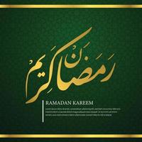 ramadan kareem fondo islámico con cúpula de mezquita y estilo de concepto de patrón árabe, eid mubarak, hari raya, eid fitr, eid adha, hajj, umrah vector