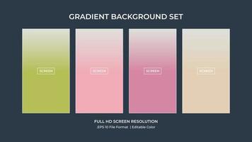 Soft color background on dark. Modern screen vector design for mobile app. Soft color abstract gradients.