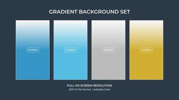 Soft color background on dark. Modern screen vector design for mobile app. Soft color abstract gradients.